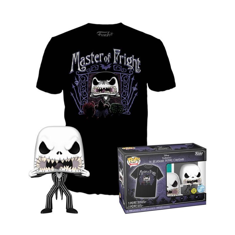 Funko Pop! & Tee Jack Skellington - Pesadilla antes de Navidad - Disney - Exclusive 10cm Funko Pop! & Tee Jack Skellington - Pesadilla antes de Navidad - Disney - Exclusive 10cm