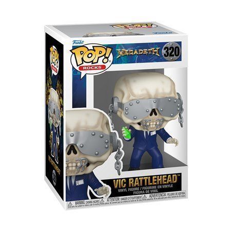 Funko Pop! - Vic Rattlehead - Megadeath - Rock Figura 10cm