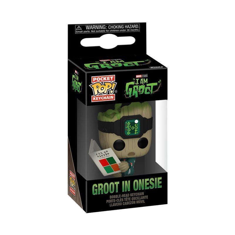 Funko Pop! Llavero Groot in Onesie - Guardianes de la Galaxia - Marvel Funko Pop! Llavero Groot in Onesie - Guardianes de la Galaxia - Marvel
