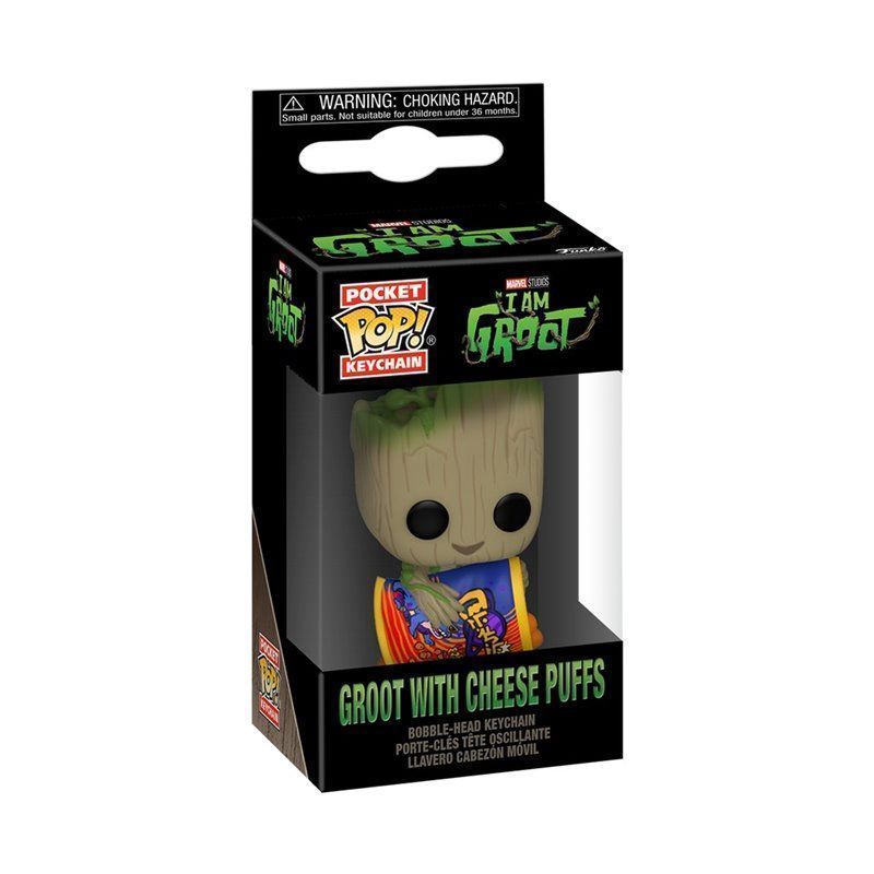Funko Pop! Llavero Groot with Cheese - Guardianes de la Galaxia - Marvel