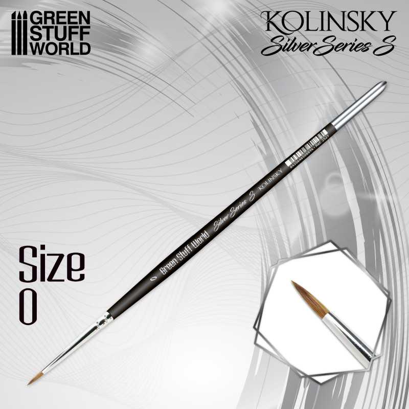 Pincel Kolinsky 0 Silver Series S - GSW Pincel Kolinsky 0 Silver Series S - GSW