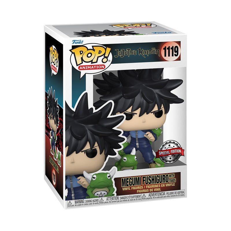 Funko Pop! Megumi Fushiguro with Toads - Jujutsu Kaisen - Figura 10cm Funko Pop! Megumi Fushiguro with Toads - Jujutsu Kaisen - Figura 10cm