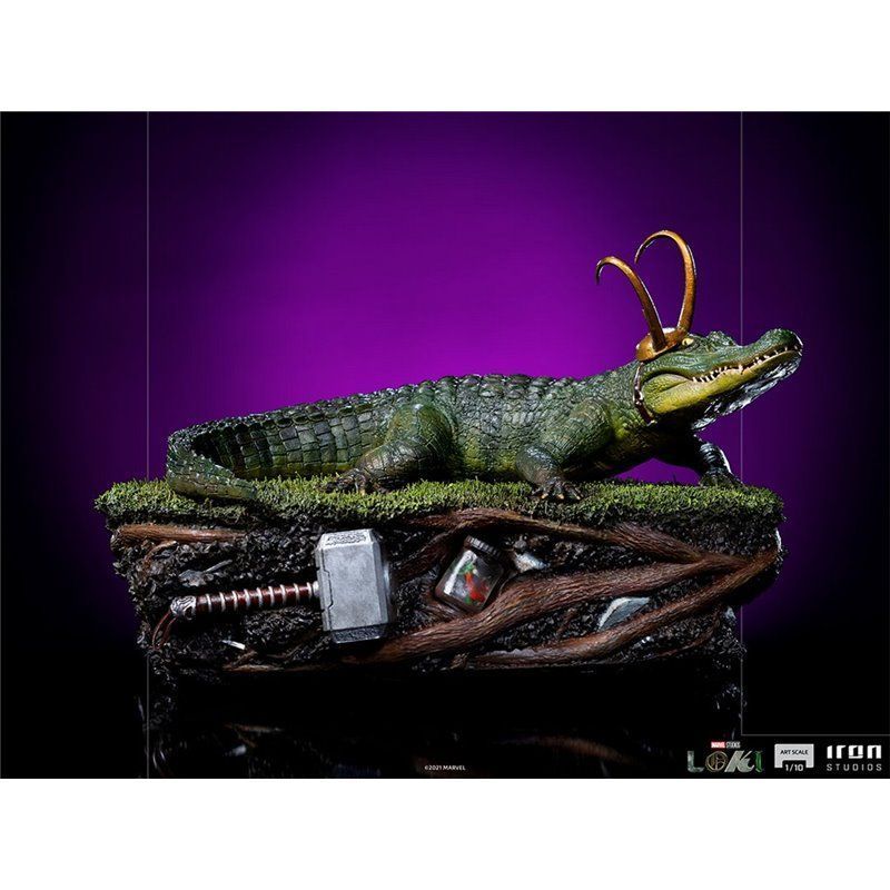 Loki Alligator - Iron Studios - Marvel - Escala 1/10 Loki Alligator - Iron Studios - Marvel - Escala 1/10