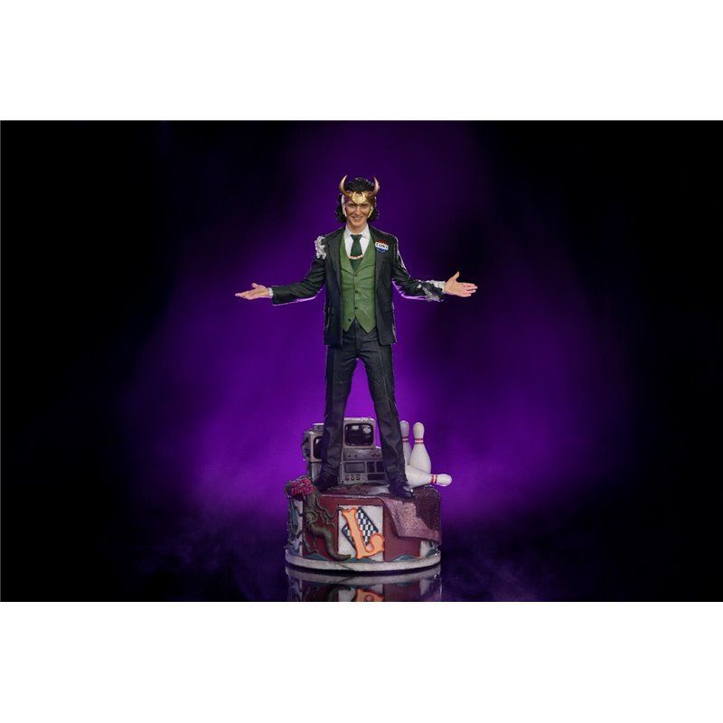 Loki President - Iron Studios - Marvel - Escala 1/10 Loki President - Iron Studios - Marvel - Escala 1/10