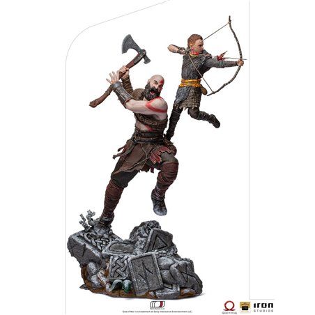 Kratos & Atreus - God of War - Iron Studios Escala 1/10