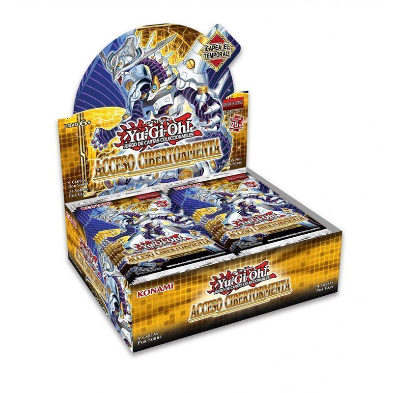 Yu-Gi-Oh Acceso Cibertormenta - Sobre Cartas Castellano