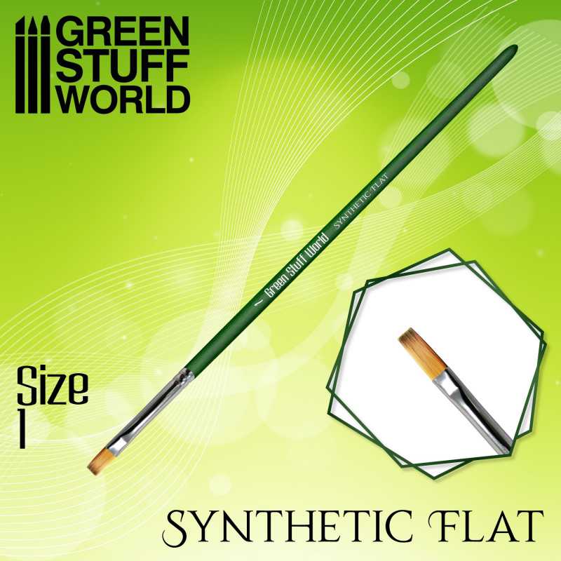 Pincel Sintético Plano 1 - GSW Pincel Sintético Plano 1 - GSW