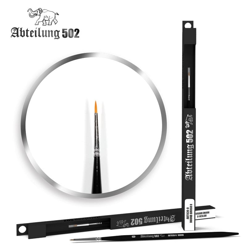 Pincel Redondo 0 - Round Brush - AK Interactive