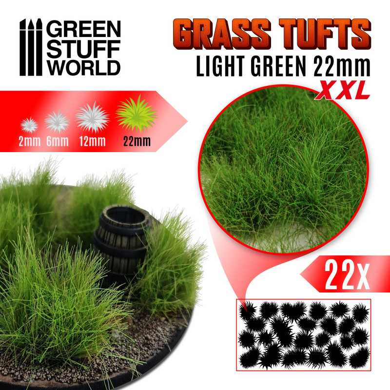 Matas de Cesped Verde Claro 22mm - GSW