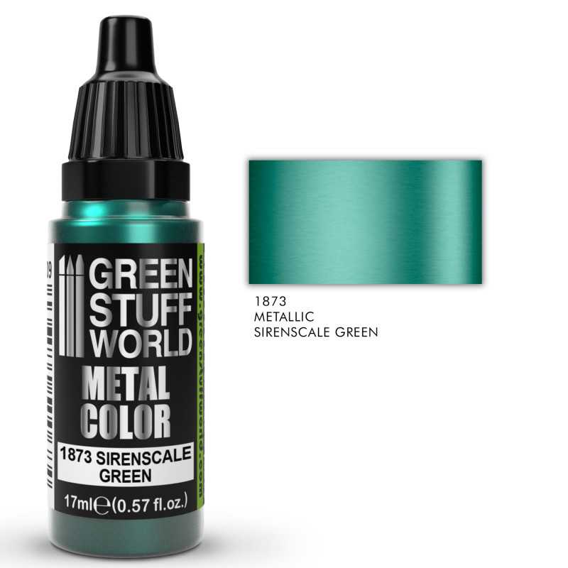 Pintura Metálica Sirenscale Green - GSW