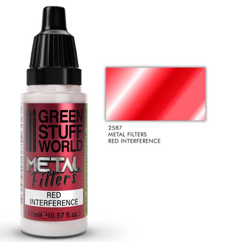 Pintura Metal Filters - Interferencia Roja - GSW