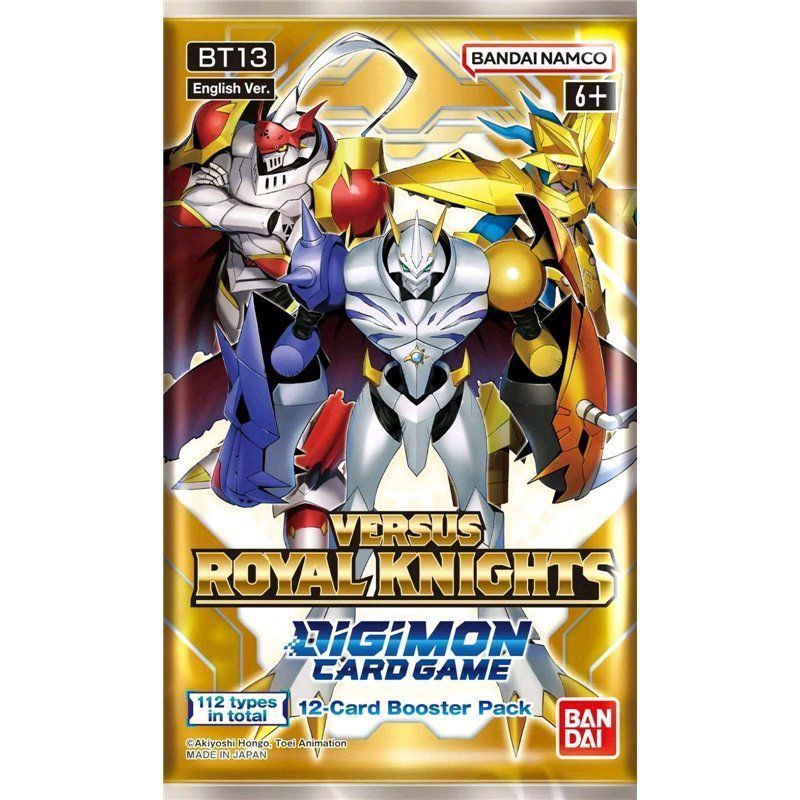 Digimon JCC Versus Royal Knights - Sobre de 12 Cartas Digimon JCC Versus Royal Knights - Sobre de 12 Cartas