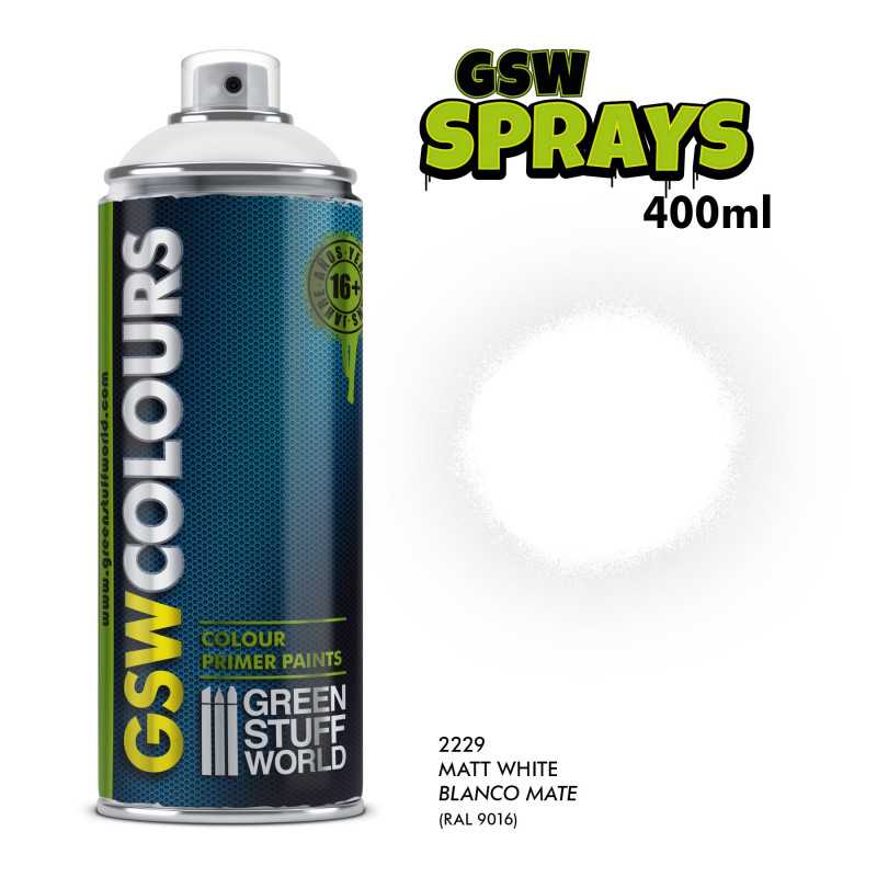 Spray Imprimación Blanco Mate - GSW