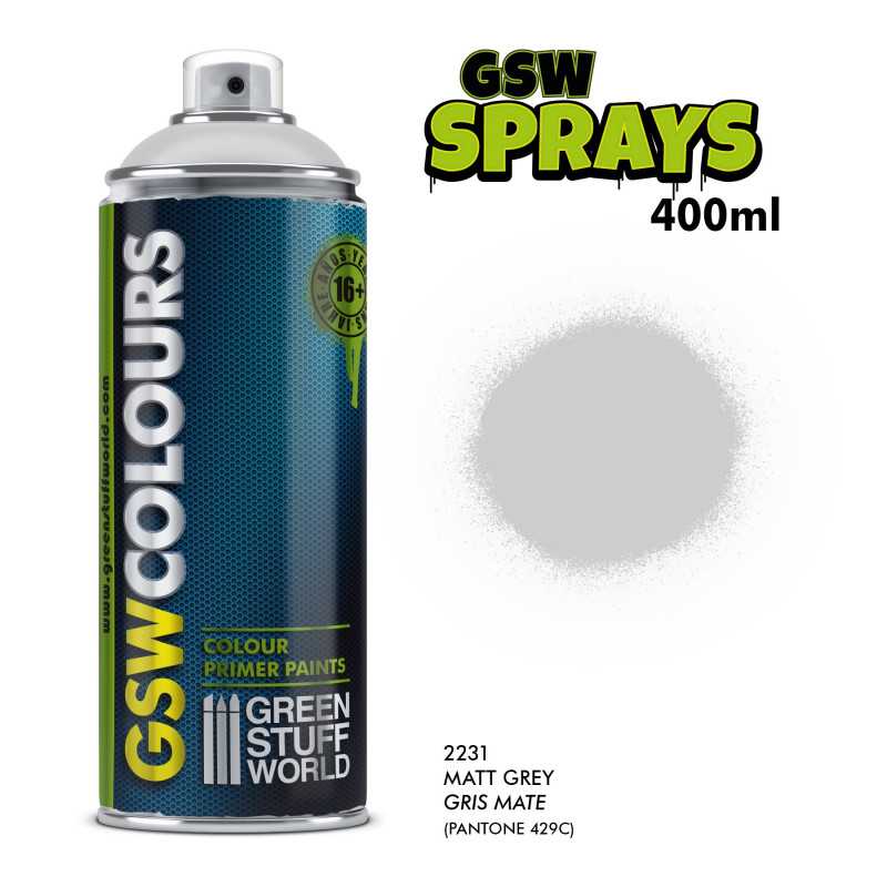 Spray Imprimación Gris Mate - GSW Spray Imprimación Gris Mate - GSW