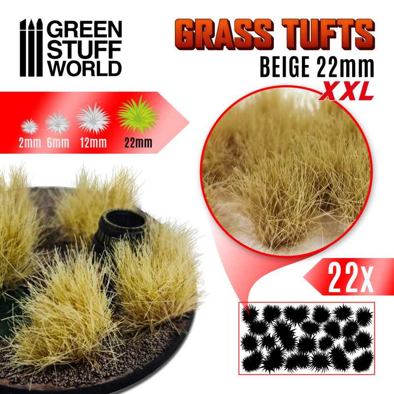 Matas de Cesped Beige 22mm - GSW
