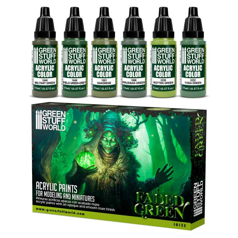 Set de Pintura Faded Green - GSW