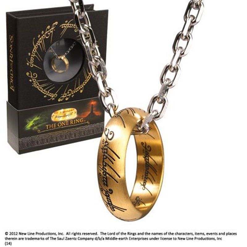 Anillo Único con Colgante - El Señor de los Anillos