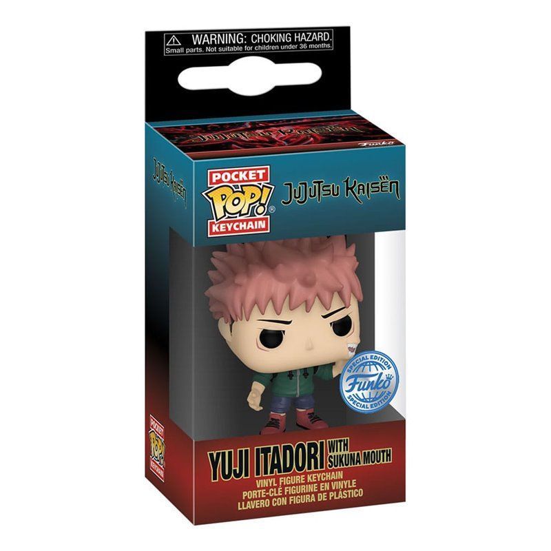 Funko Pop! - Llavero Yuji Itadori with Sukuna Mouth - Jujutsu Kaisen