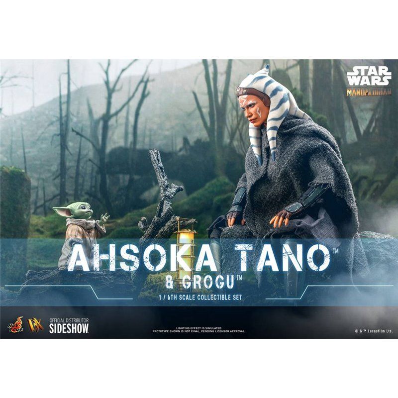 Ahsoka Tano and Grogu - Star Wars The Mandalorian - Hot Toys Figura 1/6 Ahsoka Tano and Grogu - Star Wars The Mandalorian - Hot Toys Figura 1/6