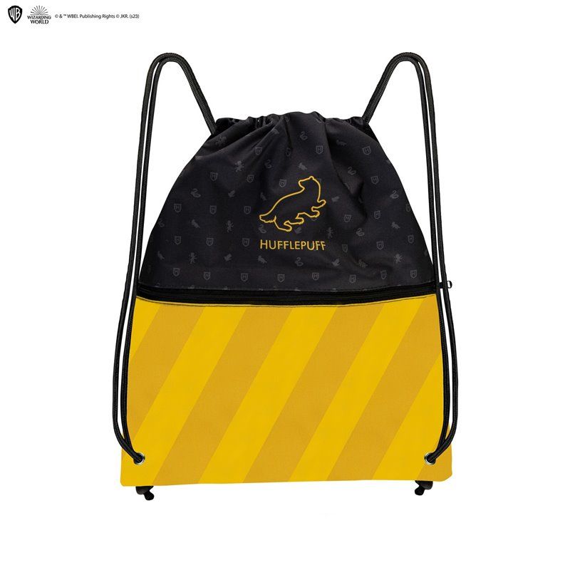 Bolsa Mochila Harry Potter Hufflepuff - Gymbag Bolsa Mochila Harry Potter Hufflepuff - Gymbag