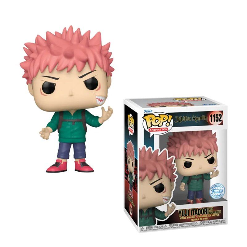Funko Pop! Yuji Itadori with Sukuna Mouth - Jujutsu Kaisen Special Edition - Figura 10cm Funko Pop! Yuji Itadori with Sukuna Mouth - Jujutsu Kaisen Special Edition - Figura 10cm