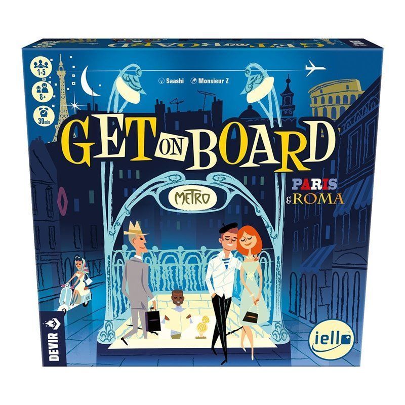 Get on Board Paris & Roma - Juego de Mesa