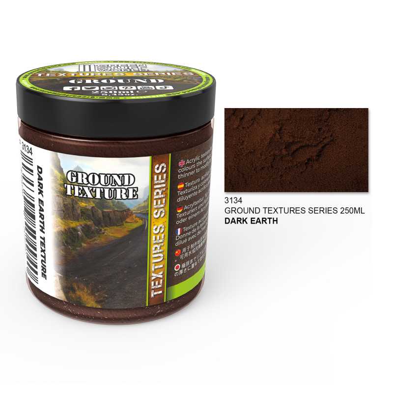 Pasta texturizadora - Textura Tierra Oscura 250ml - GSW
