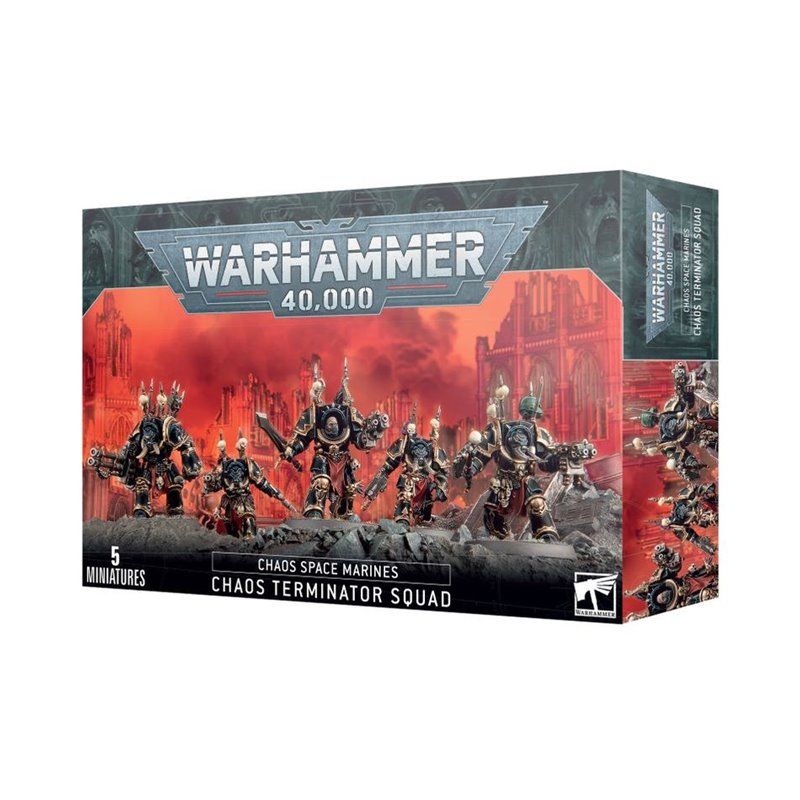 Chaos Space Marines Terminator Squad - Escuadra de Exterminadores del Caos	