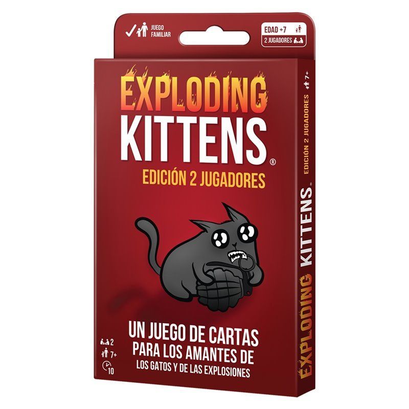 Exploding Kittens Edición 2 Jugadores - Juego de Mesa Exploding Kittens Edición 2 Jugadores - Juego de Mesa