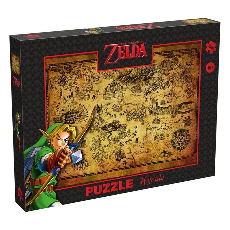 Puzzle Zelda Mapa Hyrule 1000 Piezas Puzzle Zelda Mapa Hyrule 1000 Piezas