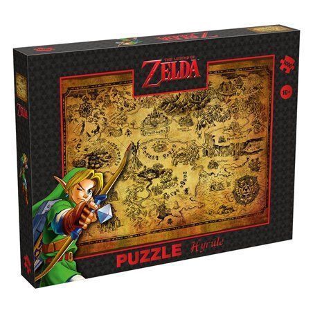 Puzzle Zelda Mapa Hyrule 1000 Piezas