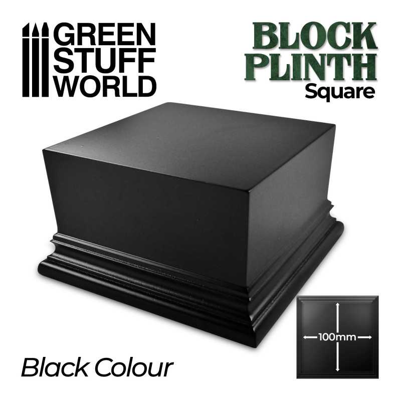 Pedestal Cuadrado 10x10 cm Negro - GSW Pedestal Cuadrado 10x10 cm Negro - GSW