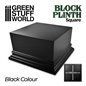 Pedestal Cuadrado 10x10 cm Negro - GSW Pedestal Cuadrado 10x10 cm Negro - GSW