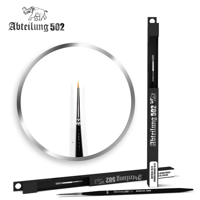 Pincel Redondo 10/0 - Round Brush - AK Interactive