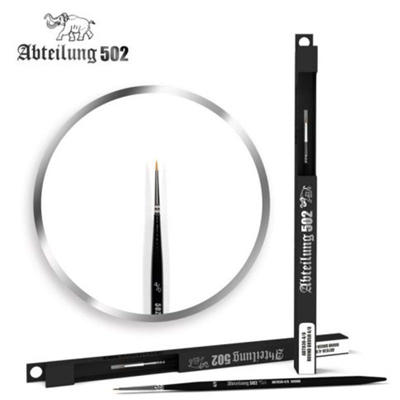 Pincel Redondo 4/0 - Round Brush - AK Interactive