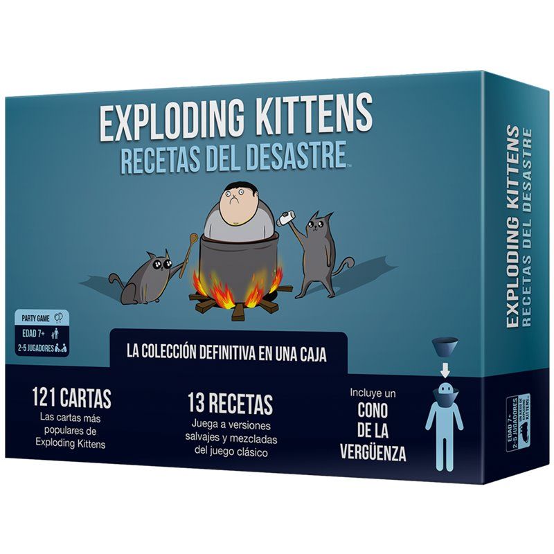 Exploding Kittens: Recetas del Desastre - Juego de Mesa