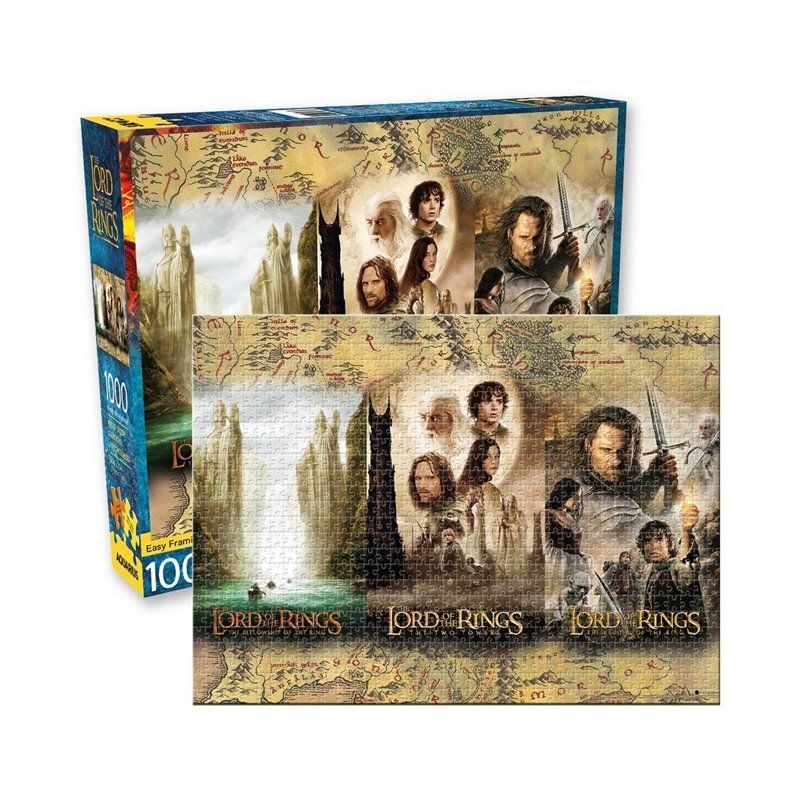 Puzzle 1000 piezas El Señor de los Anillos - Triptych Puzzle 1000 piezas El Señor de los Anillos - Triptych