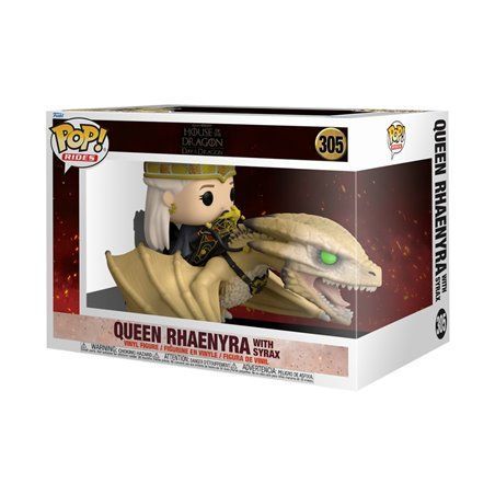 Funko Pop! - Queen Rhaenyra with Syrax - Juego de Tronos La Casa del Dragón