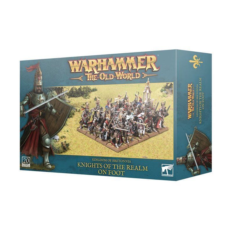 Kingdom of Bretonnia Knights of the Realm on Foot - Warhammer The Old World Kingdom of Bretonnia Knights of the Realm on Foot - Warhammer The Old World