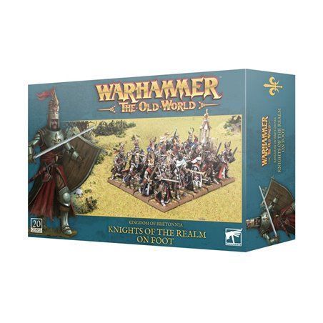 Kingdom of Bretonnia Knights of the Realm on Foot - Warhammer The Old World