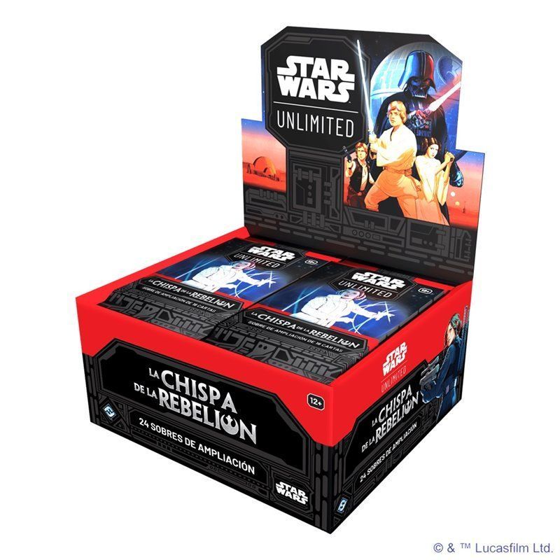 Star Wars Unlimited: La Chispa de la Rebelión - Sobre de 16 Cartas en Español