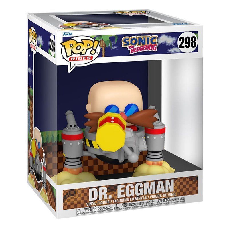 Funko Pop! Rides Dr. Eggman Figura 15 cm Sonic The Hedgedog