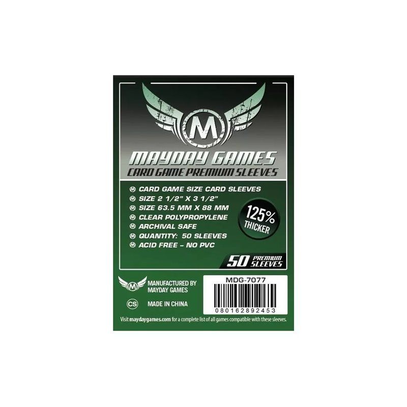 Fundas Premium Mayday Games Tamaño Standard 63.5 x 88 mm Fundas Premium Mayday Games Tamaño Standard 63.5 x 88 mm