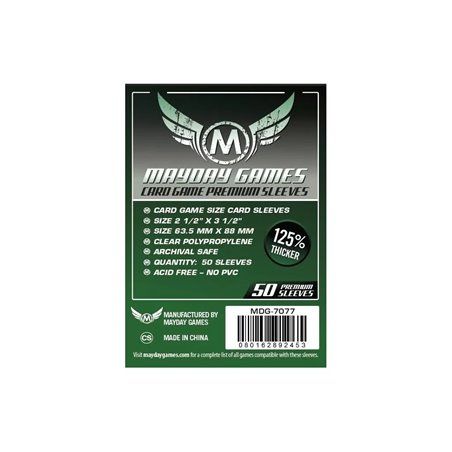 Fundas Premium Mayday Games Tamaño Standard 63.5 x 88 mm