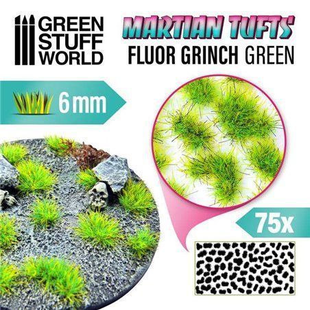 Matas Arbustos Autoadhesivas Alien - Fluor Grinch - 6mm - GSW