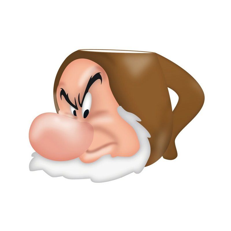 Taza 3D Blancanieves y los 7 Enanitos: Grumpy - Disney