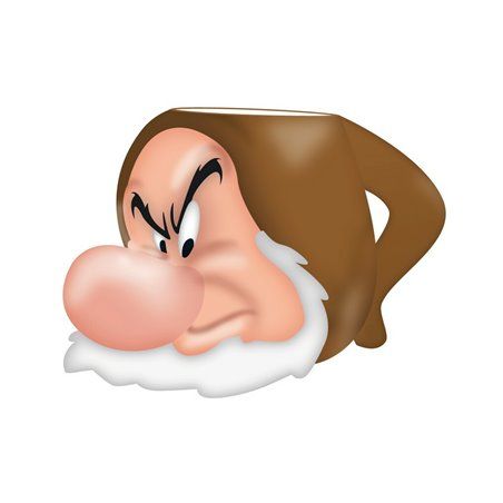 Taza 3D Blancanieves y los 7 Enanitos: Grumpy - Disney