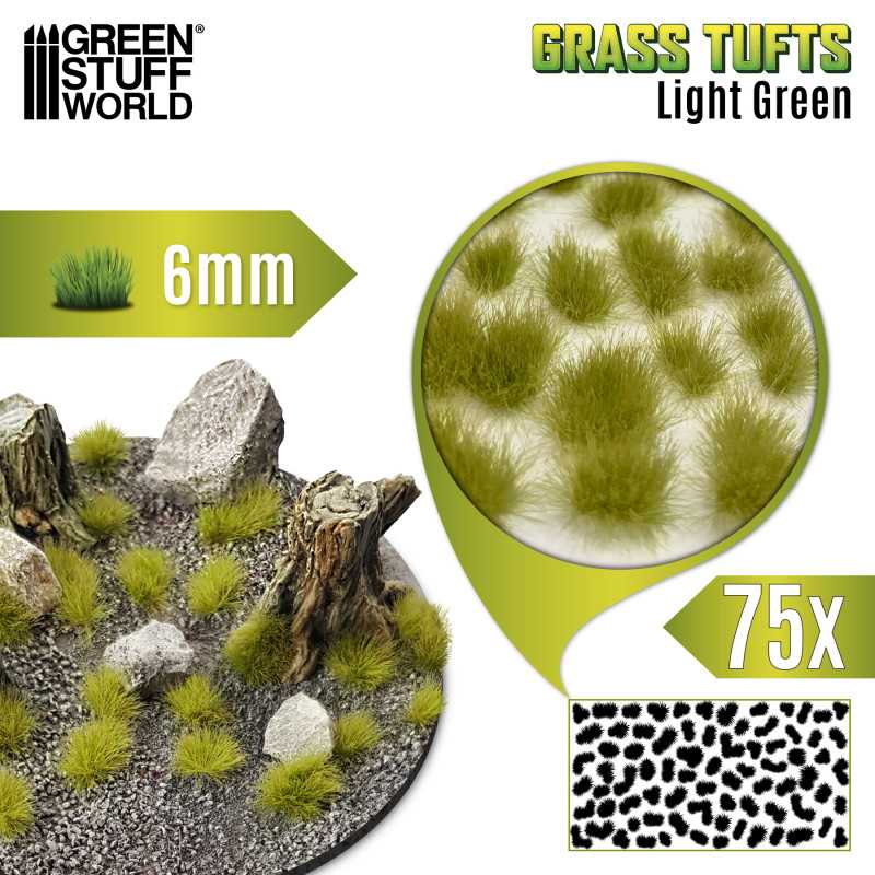 Matas de Cesped Verde Claro 6mm - GSW