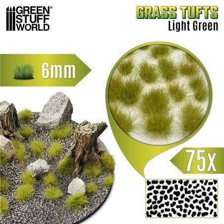 Matas de Cesped Verde Claro 6mm - GSW