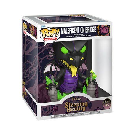 Funko Pop! Deluxe - Maleficent on Bridge - Sleeping Beauty - La Bella Durmiente - Disney Figura 10cm